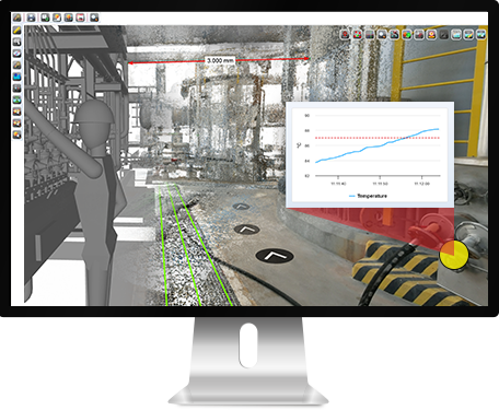 speedikon VIP Software am Monitor.